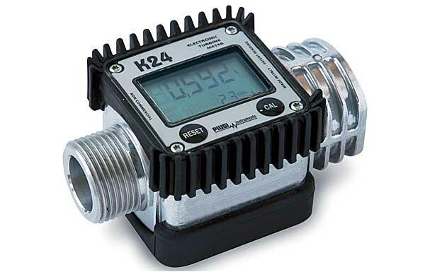 Compteur digital K24 en aluminium 10 à 120 l/min