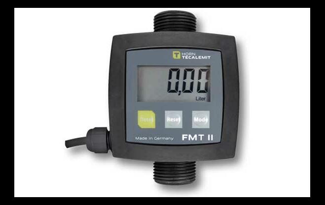 Débitmètre électronique FMT II avec émetteur impulsions en bas