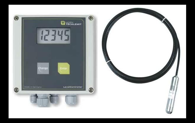 Jauge Tecalemit électronique sur pile avec sonde 200 mbar pour cuve inf à 2.00 m